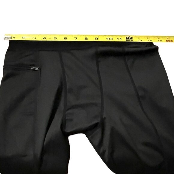 NIKSA Mens Compression Pants Workout Base Layer Large Black Cool Dry NWT - Picture 10 of 16